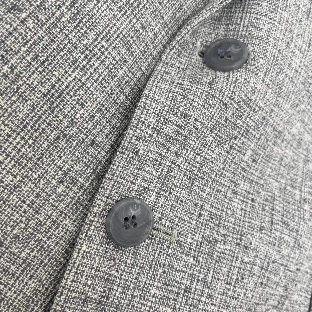 Barrington Mens 44S Single Breasted Sport Coat Gray‎ Low Moisture Utility Press